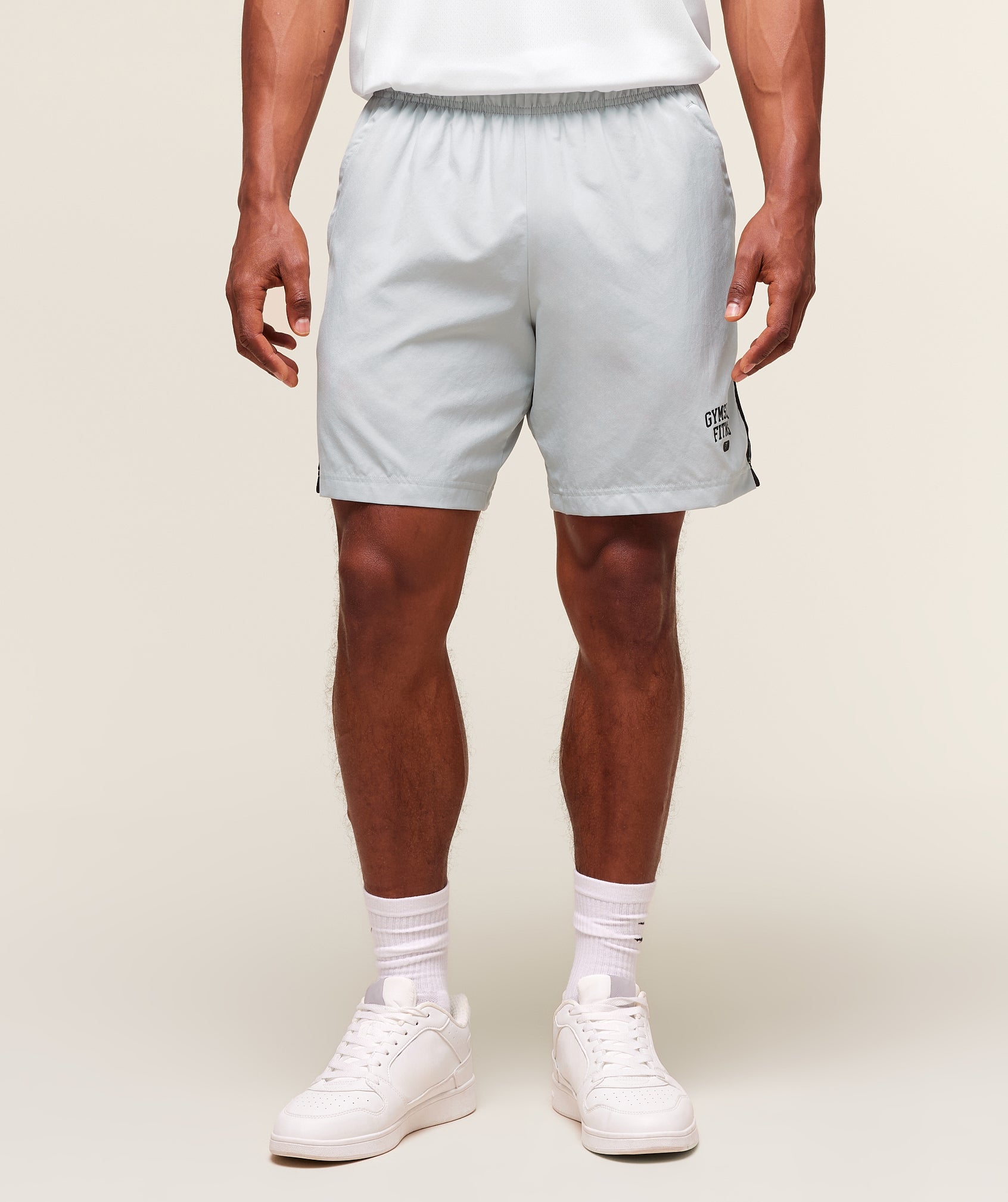 Gymshark Varsity 7" Shorts Light Grey