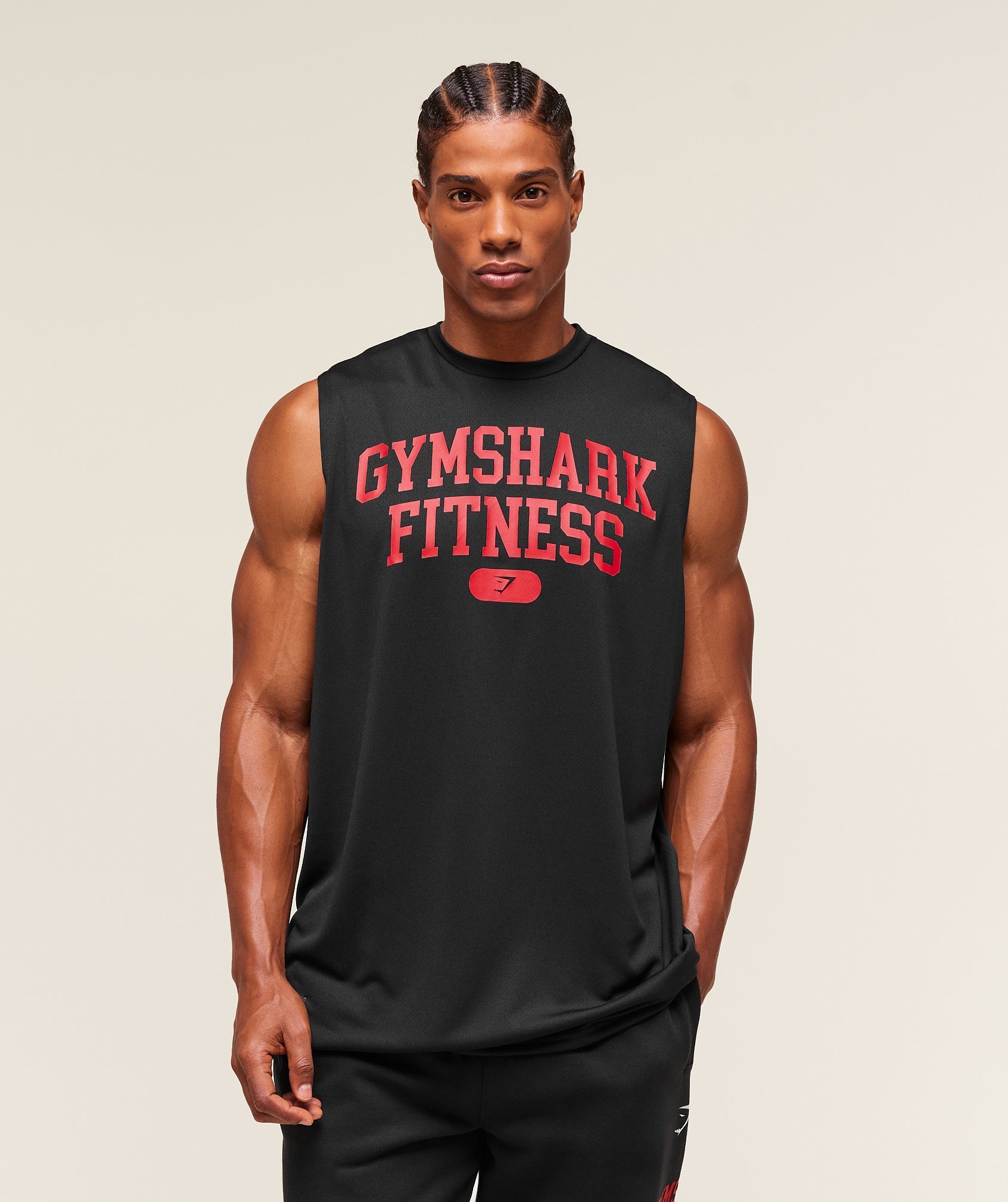 Gymshark Varsity Tank Black