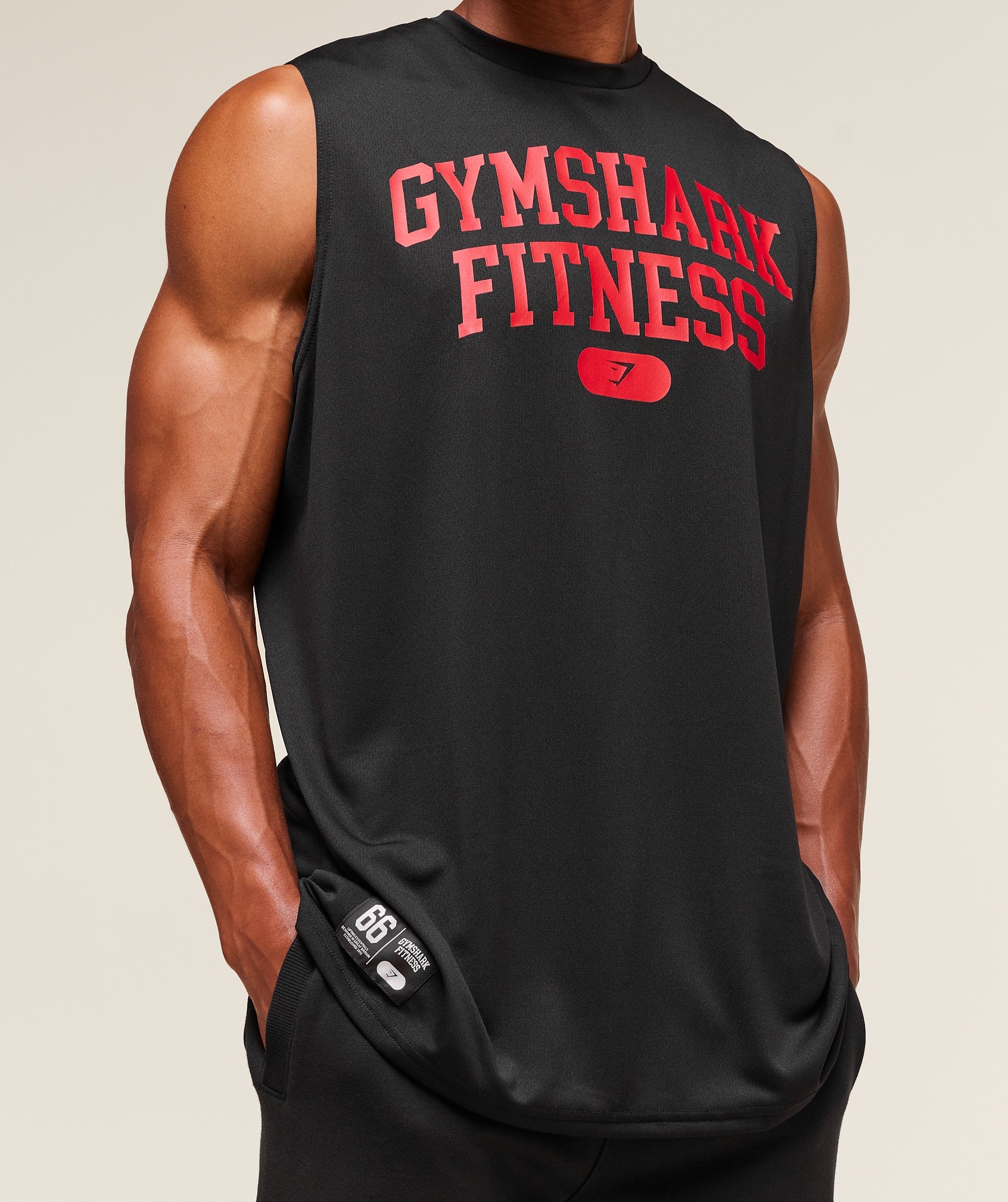 Gymshark Varsity Tank Black