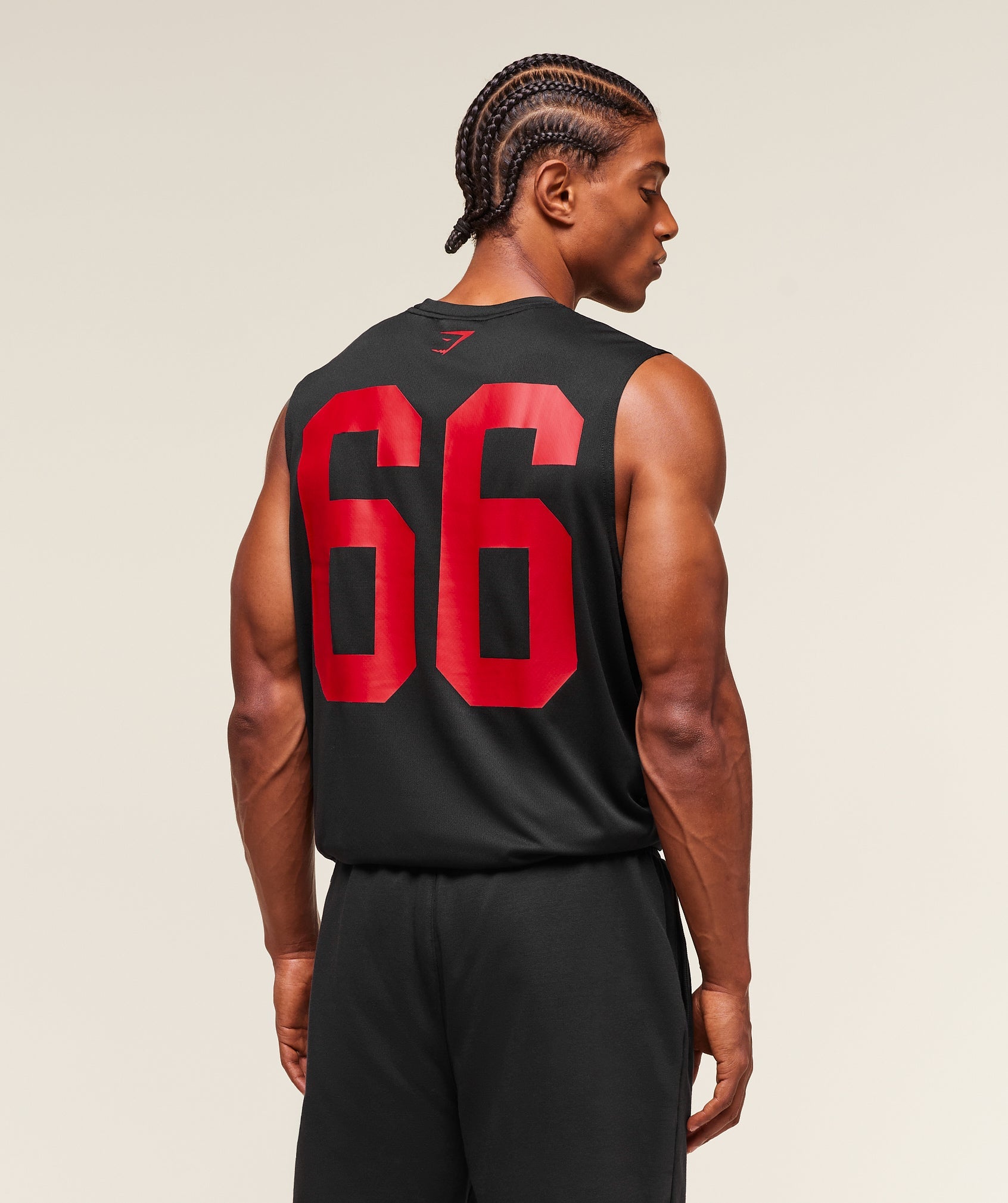 Gymshark Varsity Tank Black