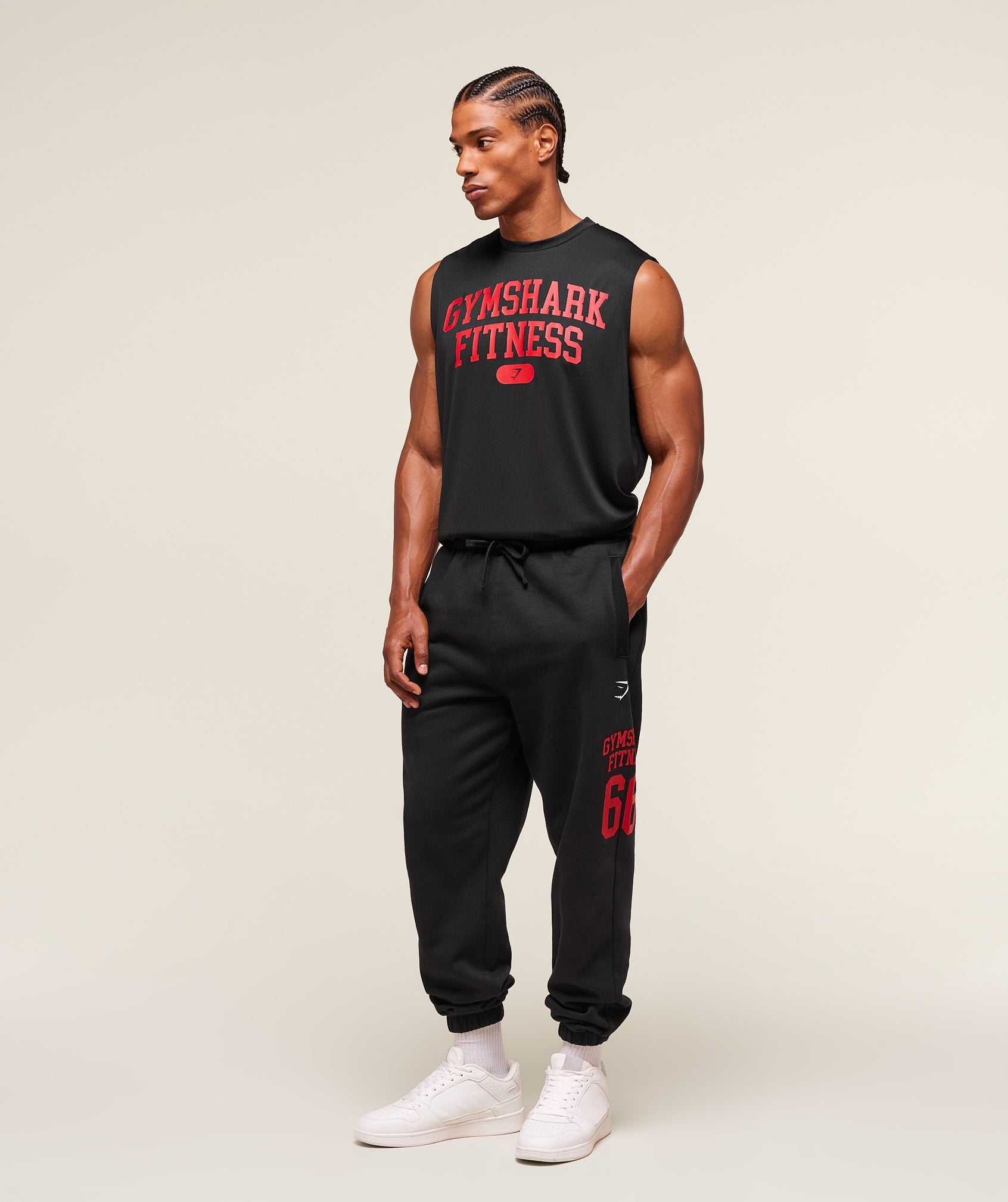 Gymshark Varsity Tank Black