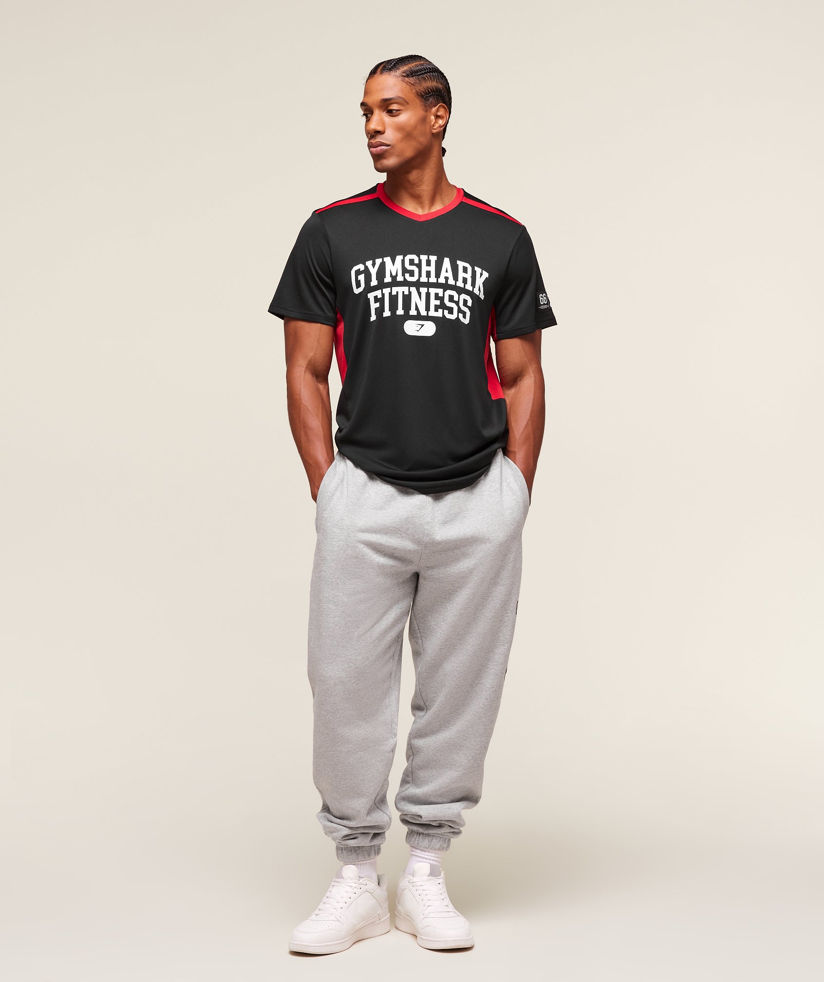 Gymshark Varsity Tech T-Shirt Black