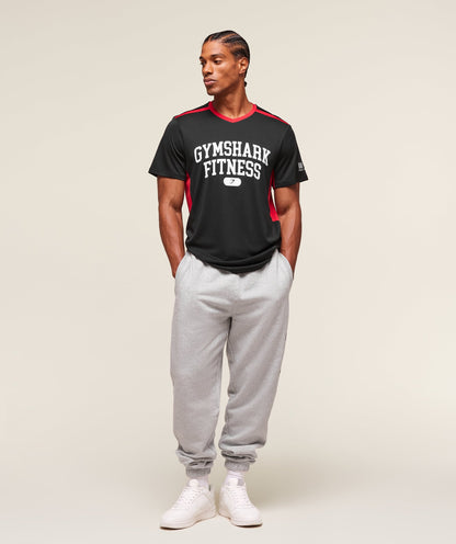 Gymshark Varsity Tech T-Shirt Black