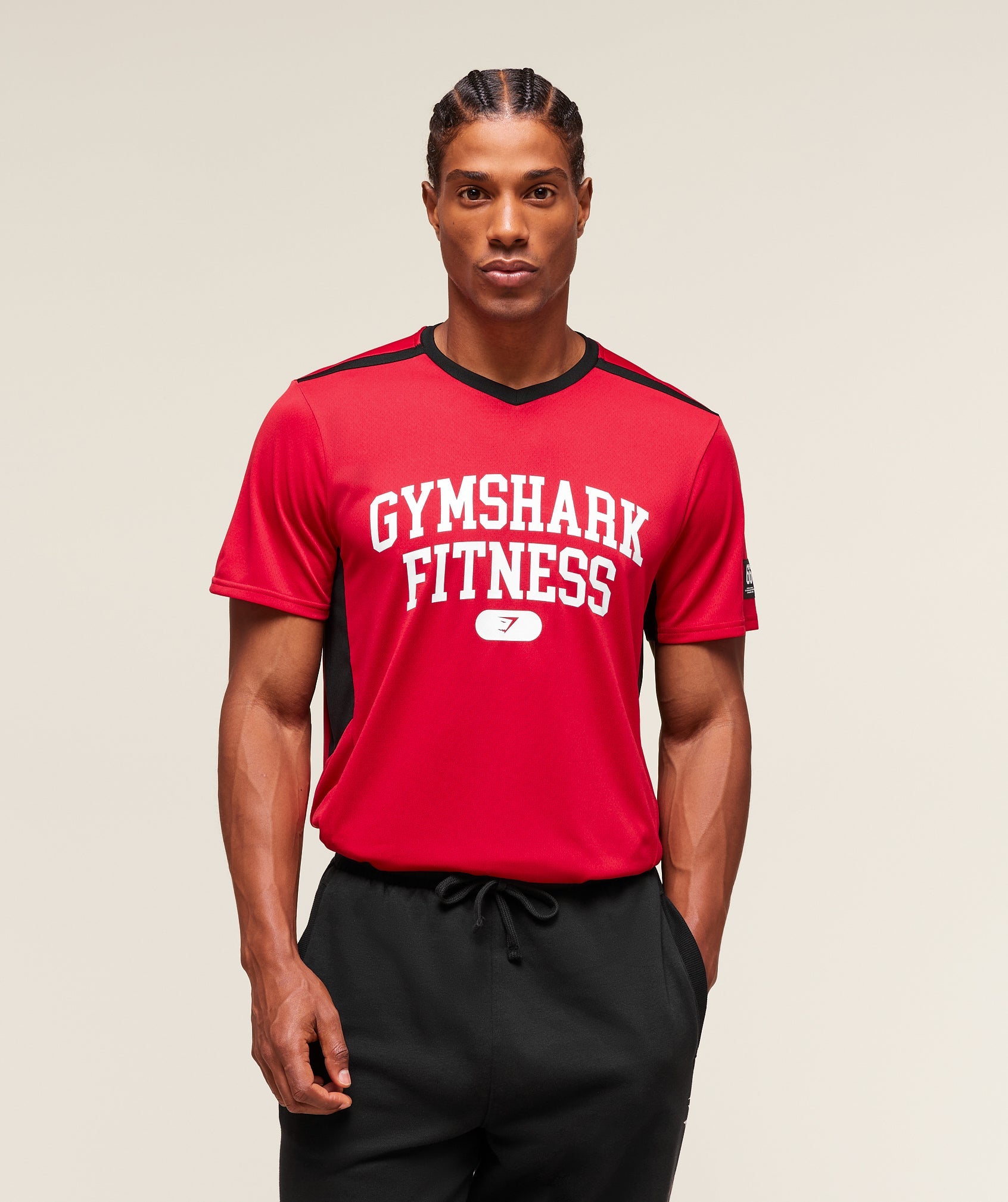 Gymshark Varsity Tech T-Shirt Conditioning Red
