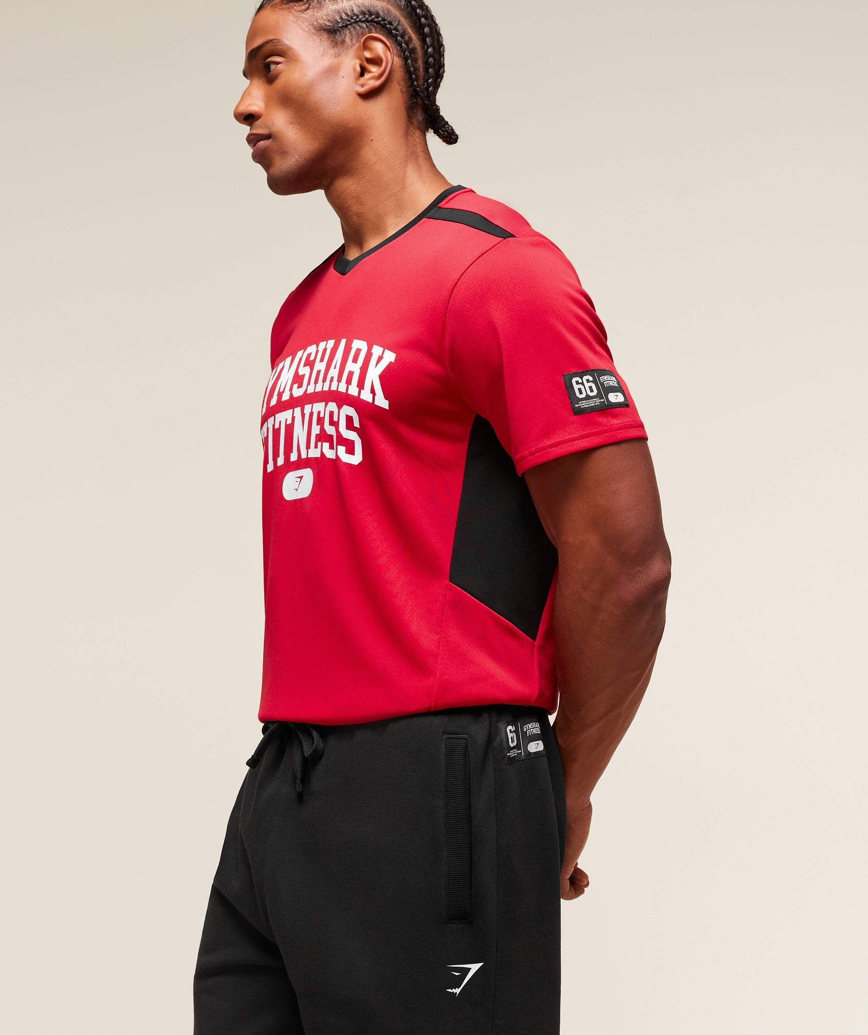 Gymshark Varsity Tech T-Shirt Conditioning Red