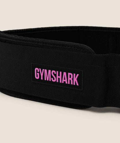 Women's Gymshark Velcro Weightlifting Belt Gs Black