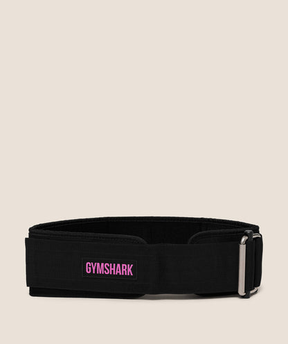 Women's Gymshark Velcro Weightlifting Belt Gs Black