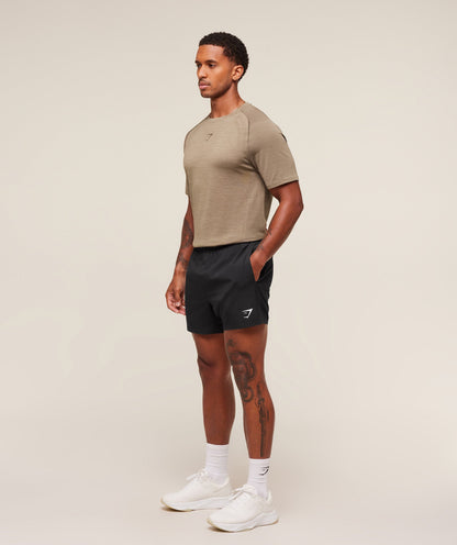 Gymshark Versatile Seamless T-Shirt Cement Brown