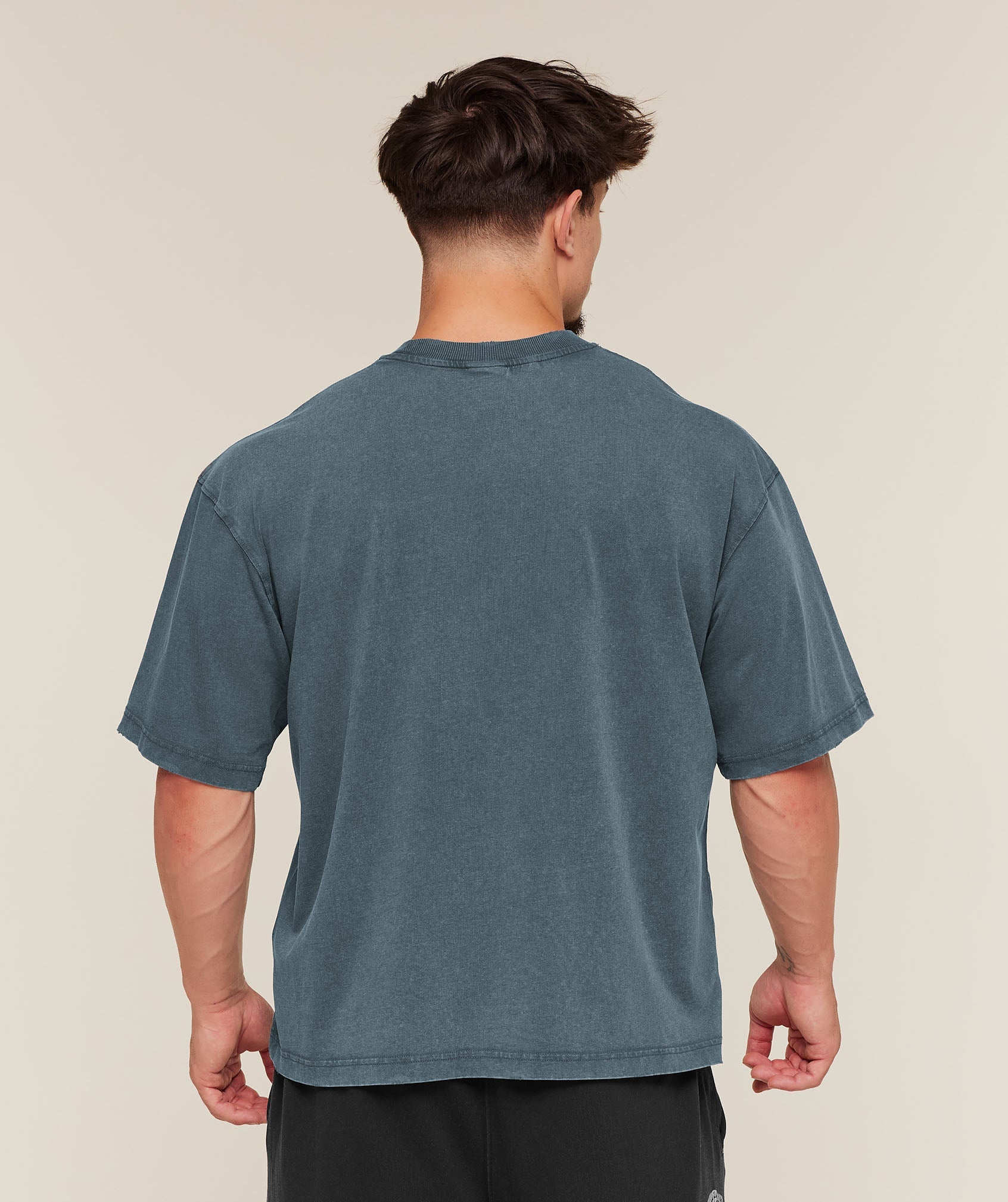 Gymshark Vintage Legacy T-Shirt Stealth Blue