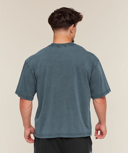 Gymshark Vintage Legacy T-Shirt Stealth Blue