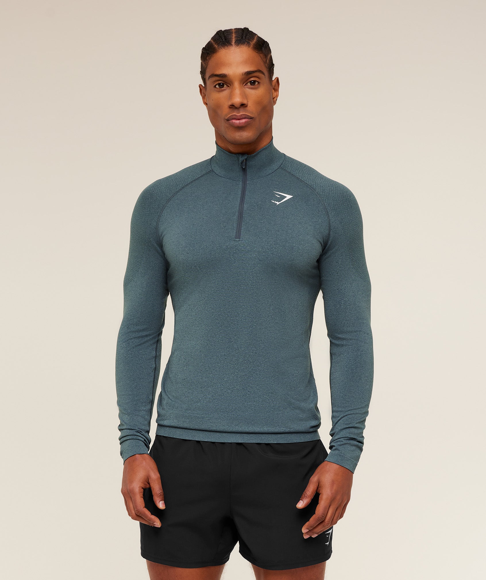 Gymshark Vital 1/4 Zip Iron Blue