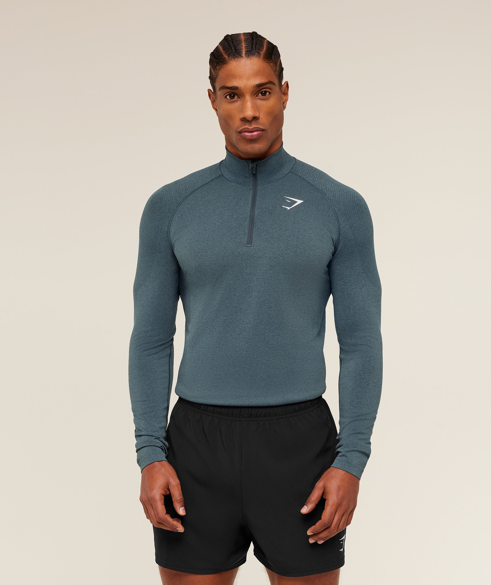 Gymshark Vital 1/4 Zip Iron Blue