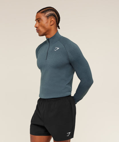 Gymshark Vital 1/4 Zip Iron Blue