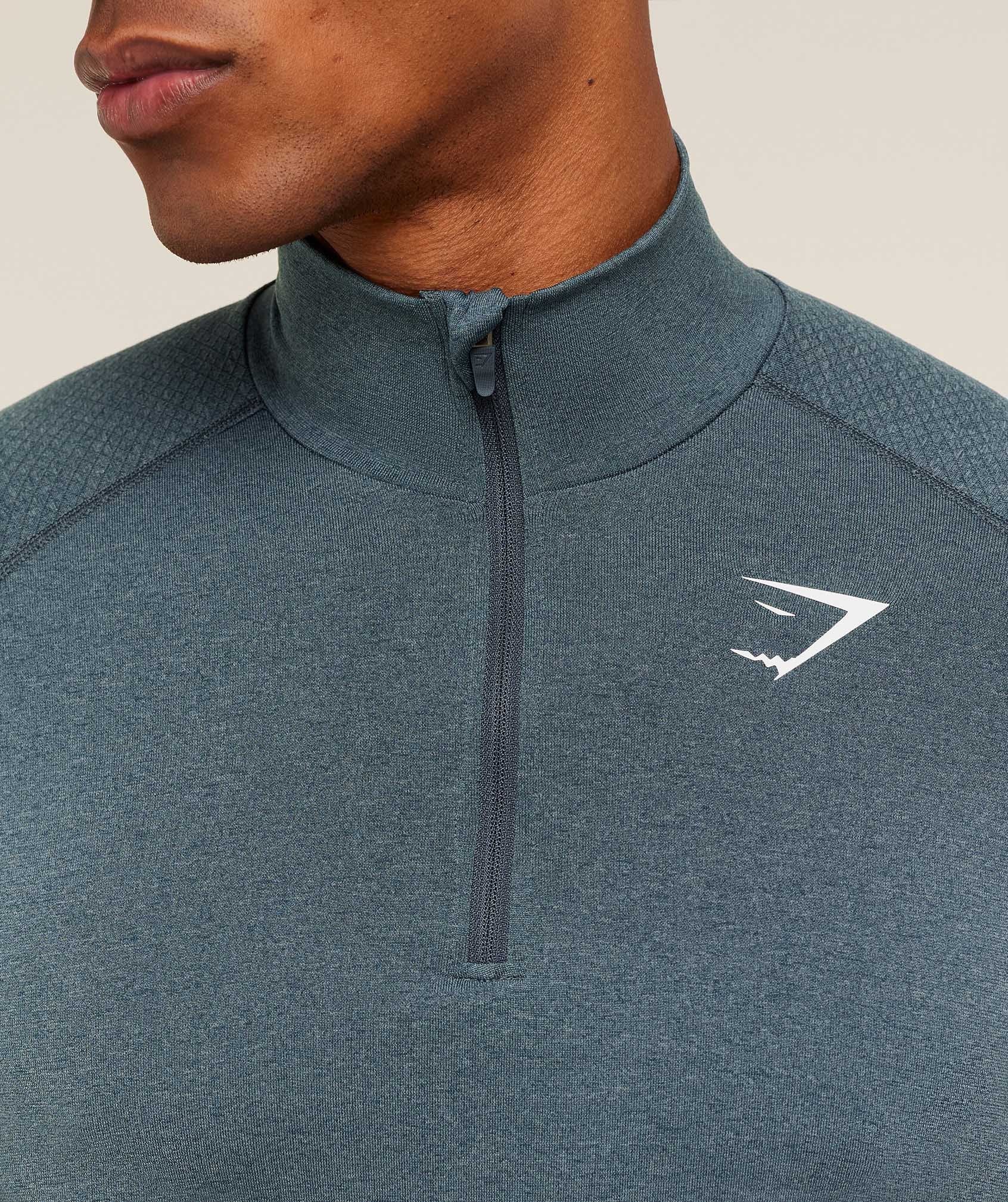 Gymshark Vital 1/4 Zip Iron Blue