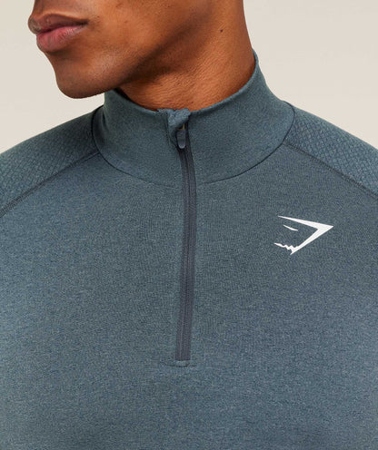 Gymshark Vital 1/4 Zip Iron Blue