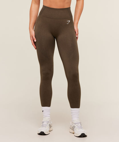 Women's Gymshark Vital Soft Leggings Espresso Marl