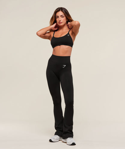 Women's Gymshark Vital Soft Flared Leggings Black