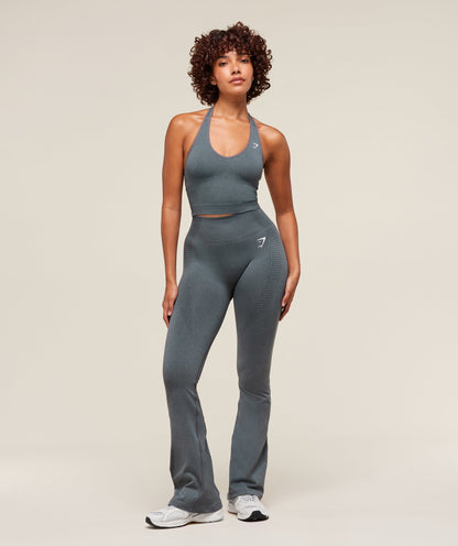 Women's Gymshark Vital Soft Flared Leggings Strong Grey