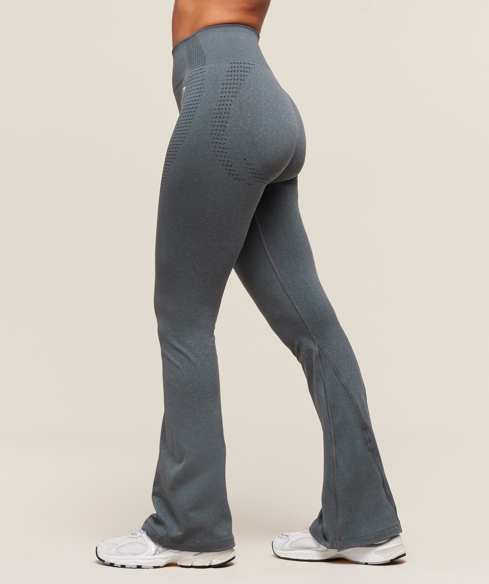 Women's Gymshark Vital Soft Flared Leggings Strong Grey