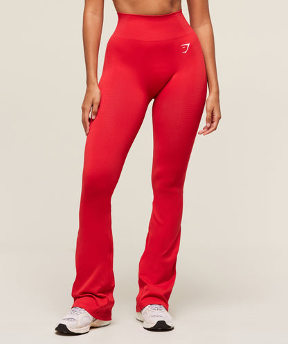 Women's Gymshark Vital Soft Flared Legging Velocity Red