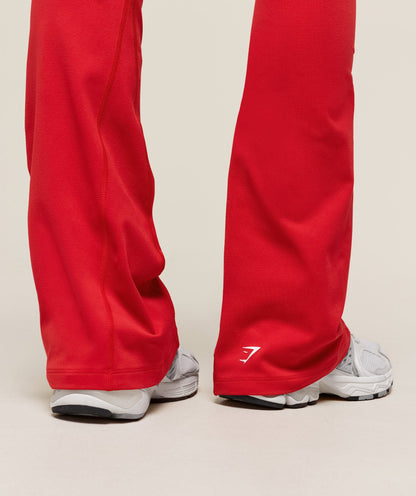 Women's Gymshark Vital Soft Flared Legging Velocity Red