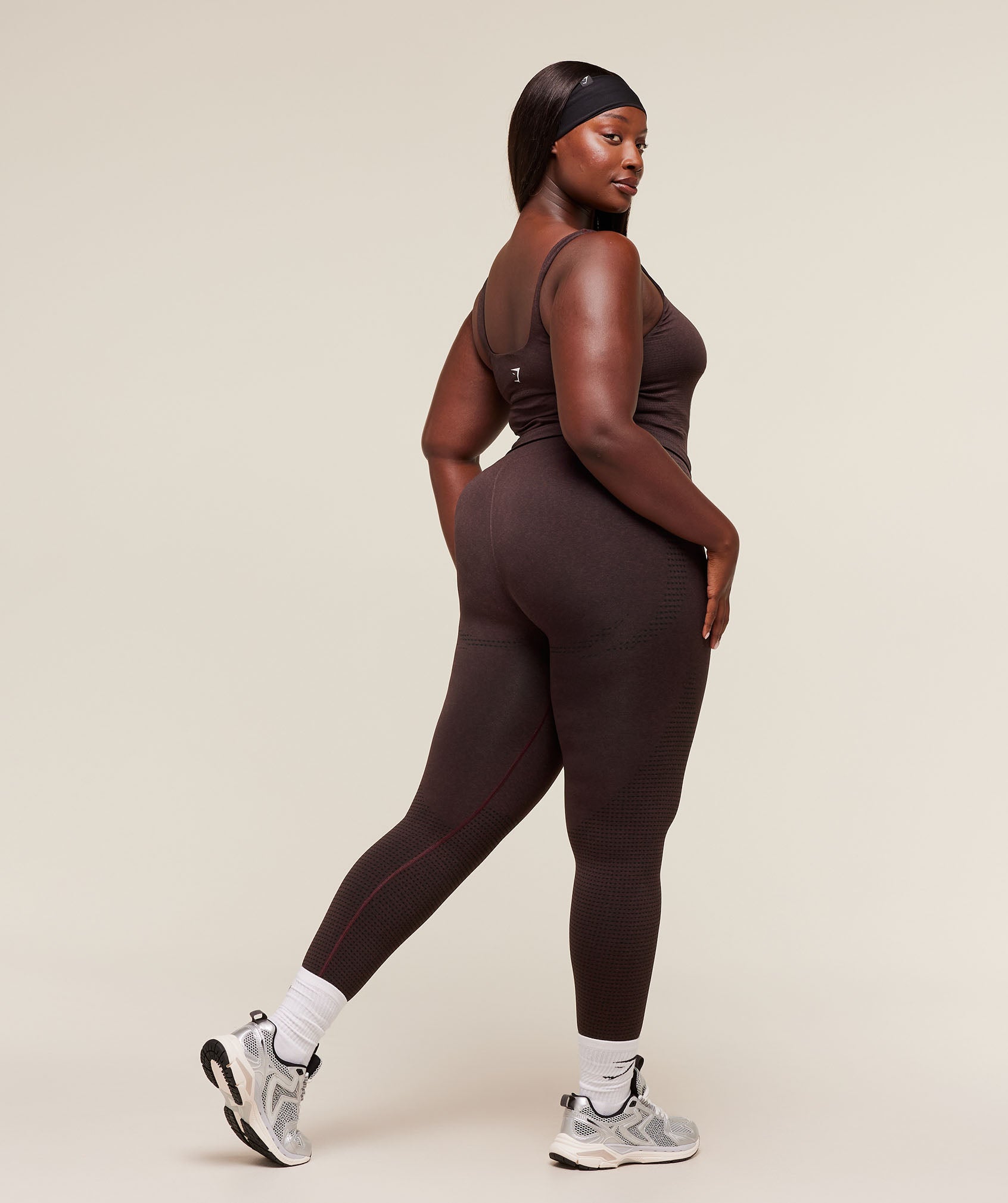 Women's Gymshark Vital Regular Leggings Rich Maroon