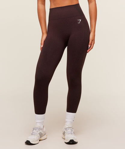 Women's Gymshark Vital Regular Leggings Rich Maroon