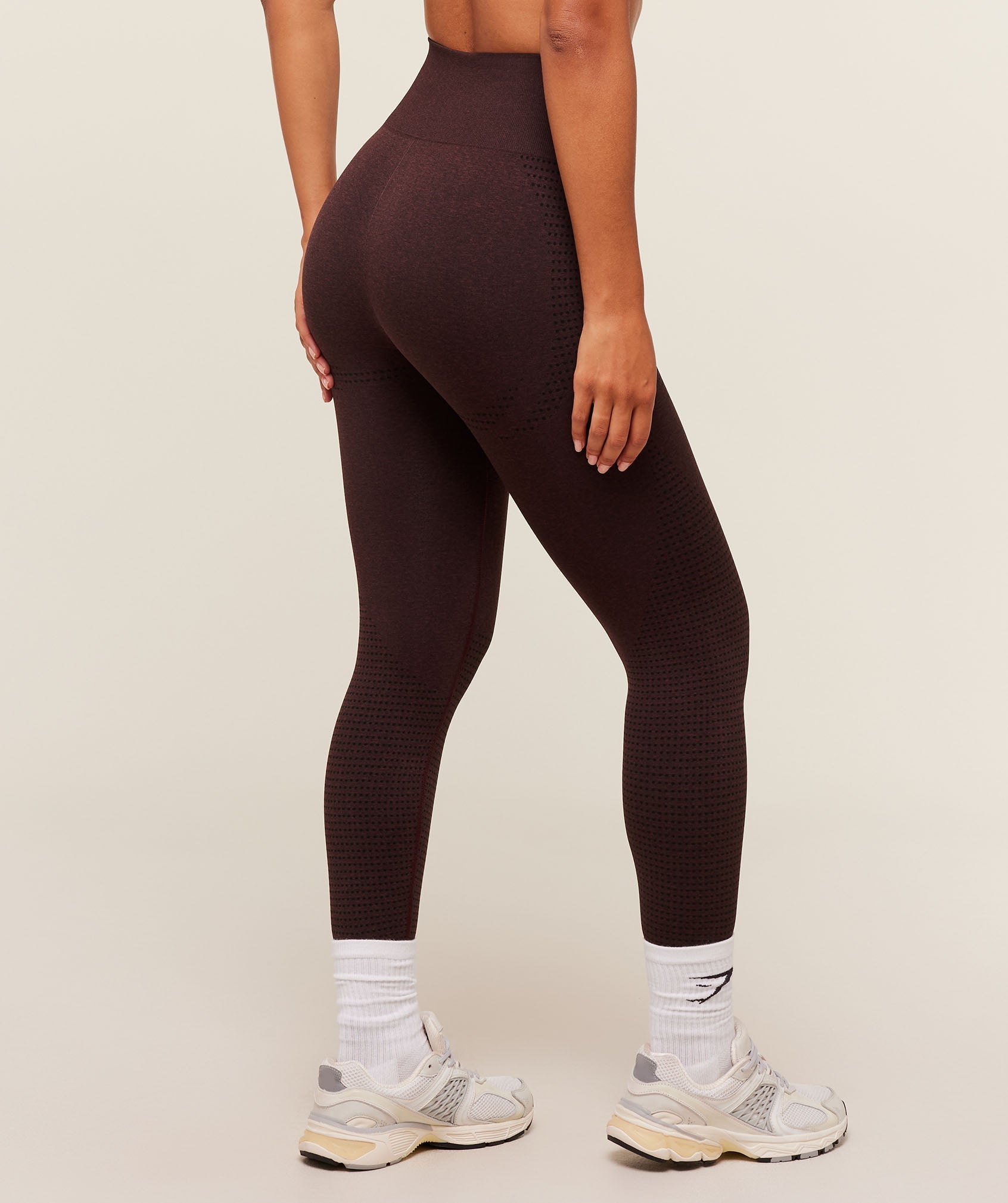 Women's Gymshark Vital Regular Leggings Rich Maroon