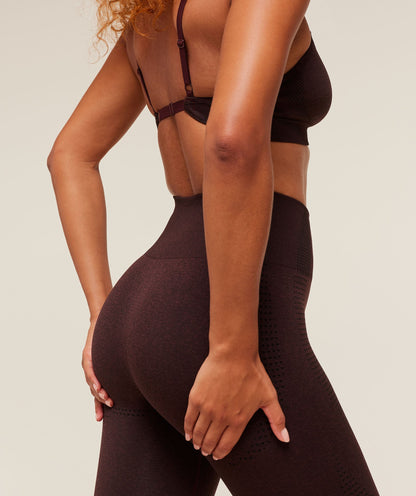 Women's Gymshark Vital Regular Leggings Rich Maroon