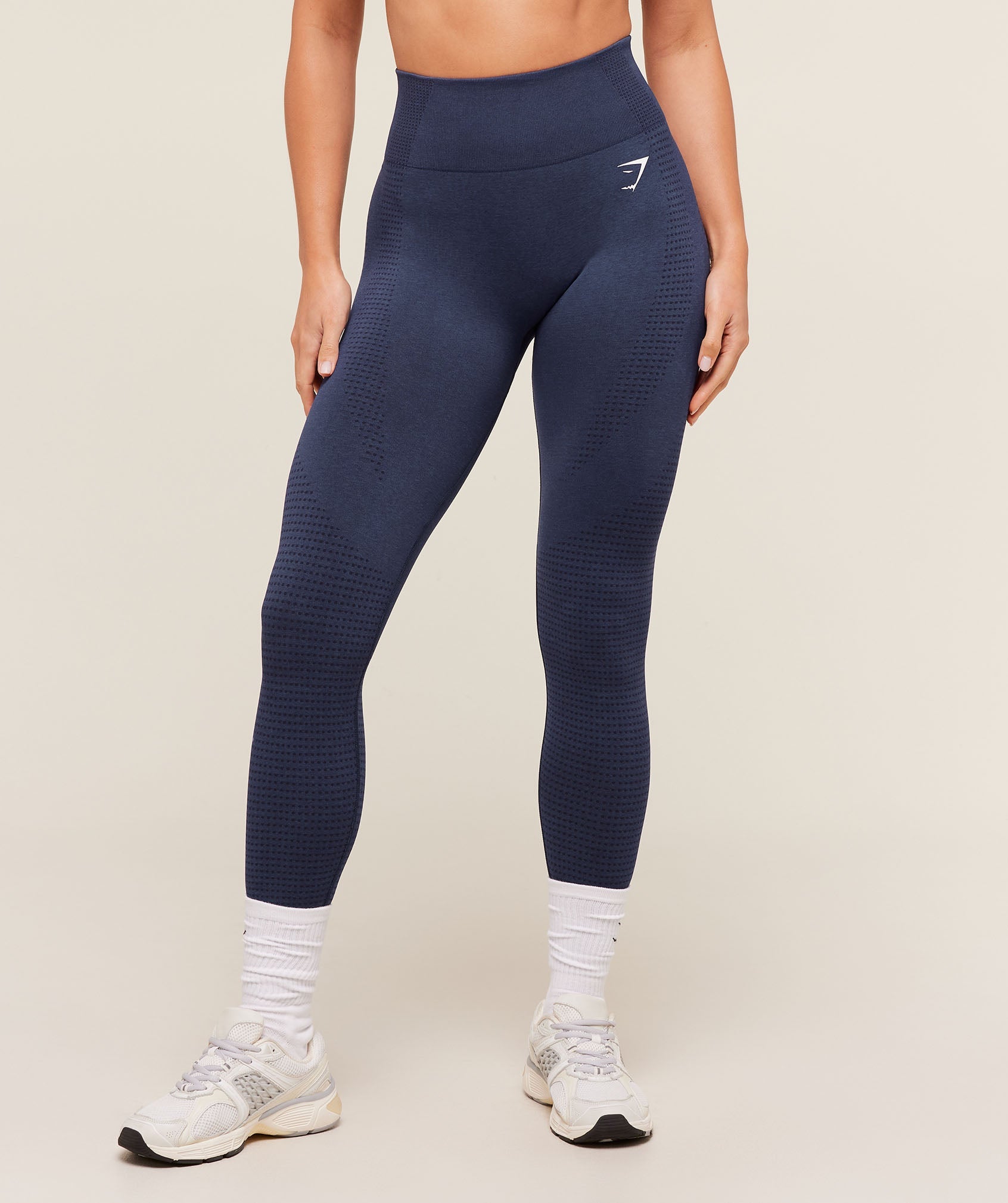 Women's Gymshark Vital Regular Leggings Heavy Blue Marl