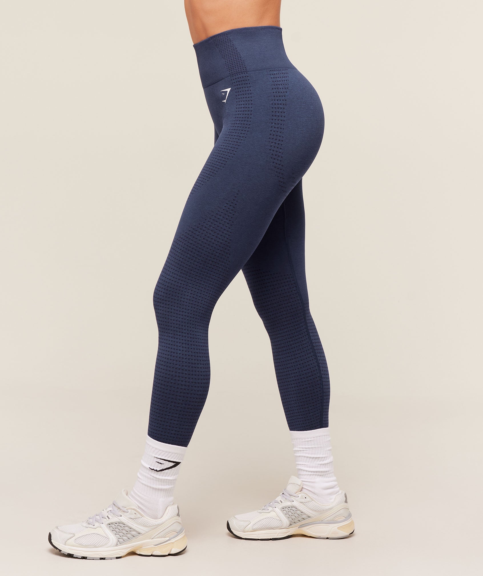 Women's Gymshark Vital Regular Leggings Heavy Blue Marl