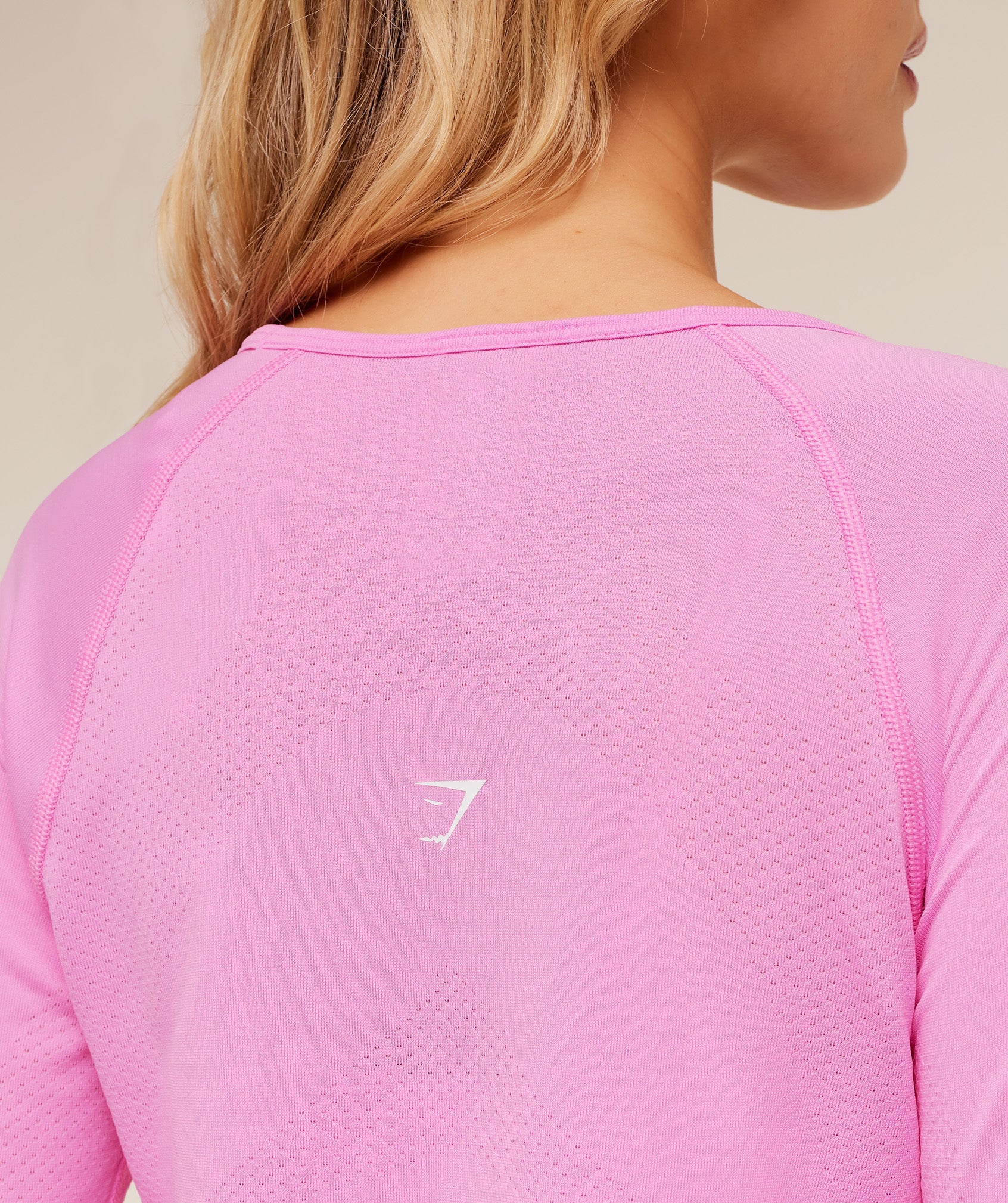 Women's Gymshark Vital Seamless Light Long Sleeve Top Focus Pink