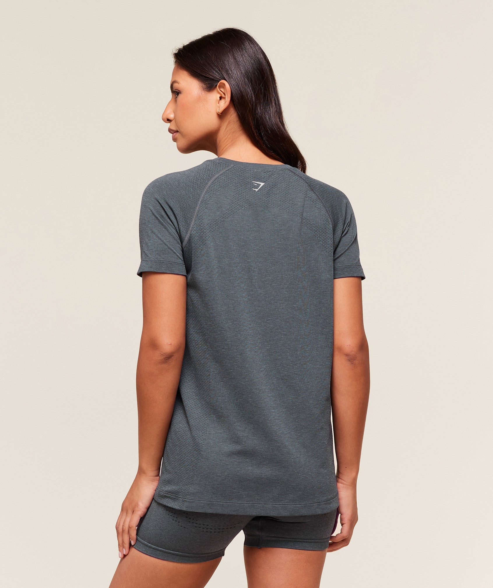 Women's Gymshark Vital Seamless 2.0 Light T-Shirt Strong Grey
