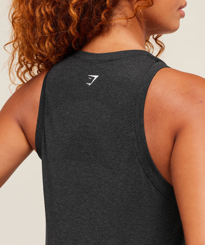 Women's Gymshark Vital Light Tank Black Marl
