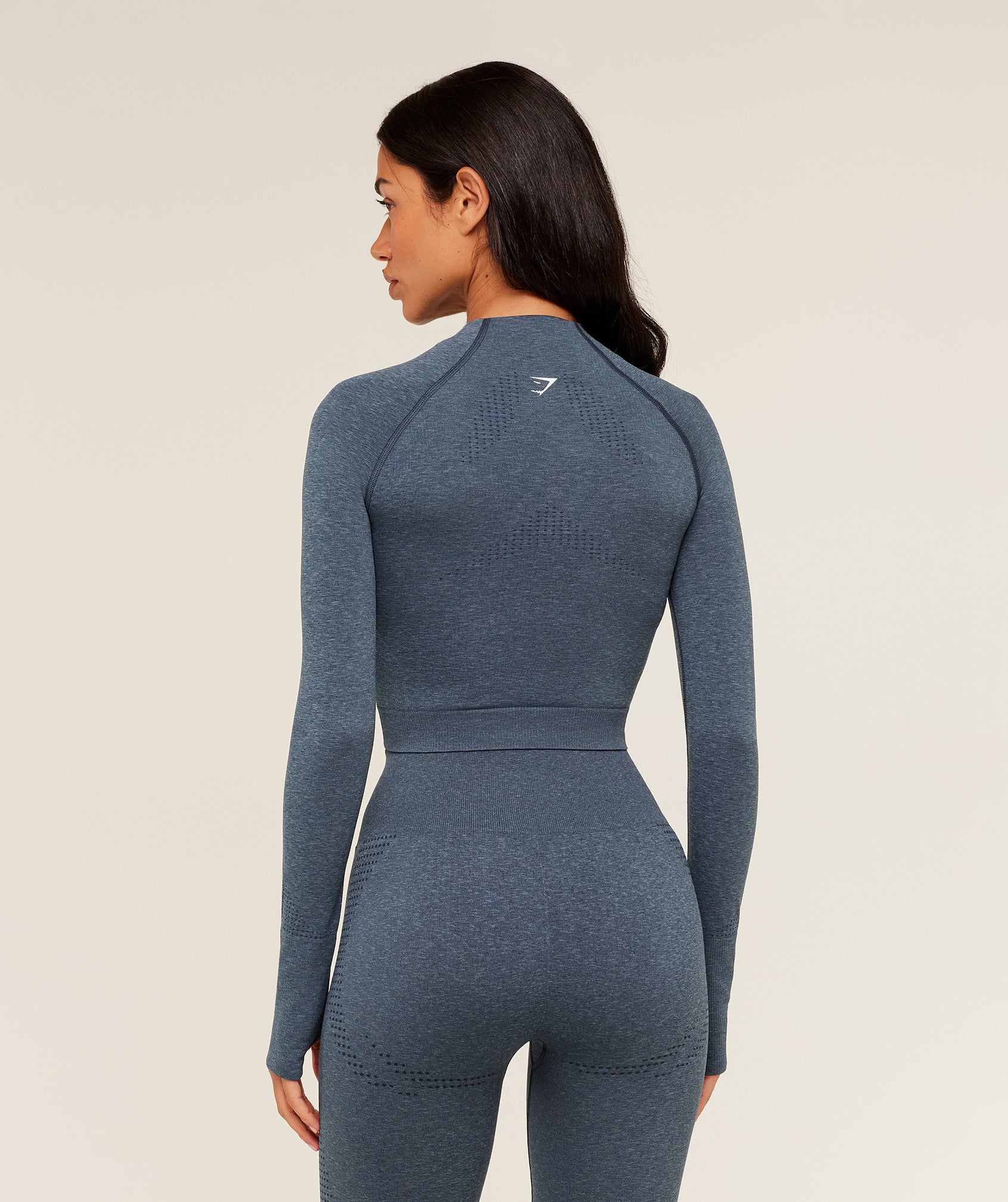 Women's Gymshark Vital Midi Zip Up Jacket Gs Stealth Blue