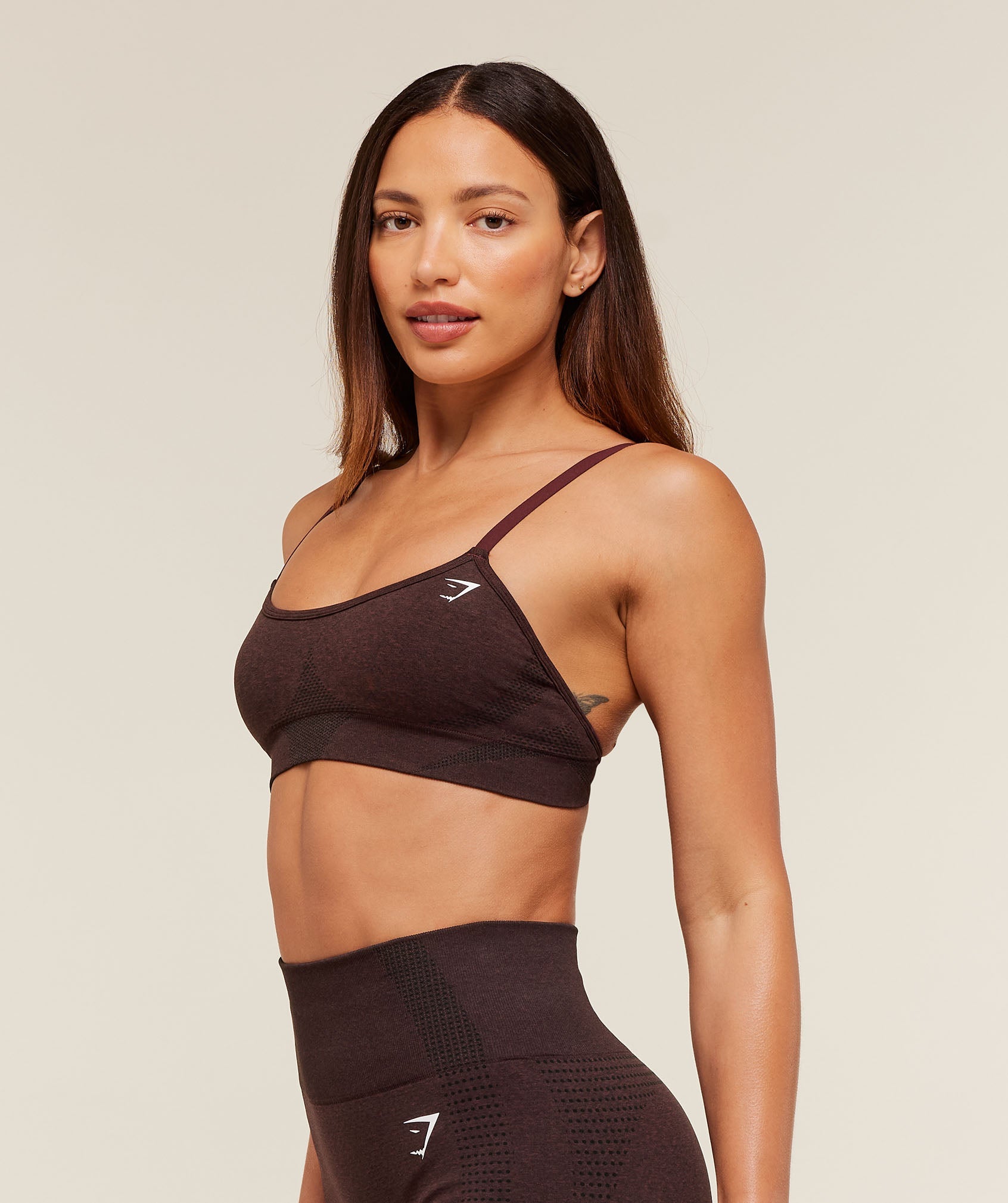 Women's Gymshark Vital Sports Bra Rich Maroon