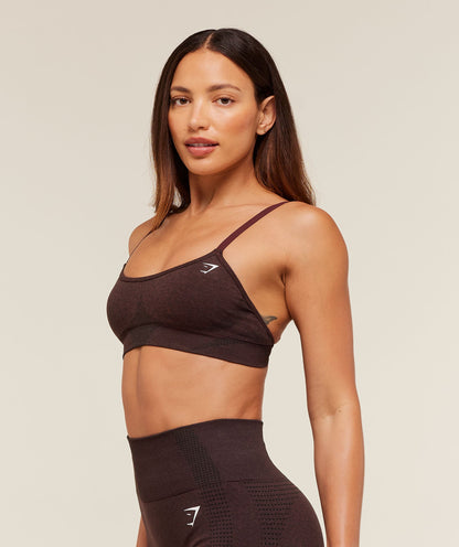 Women's Gymshark Vital Sports Bra Rich Maroon