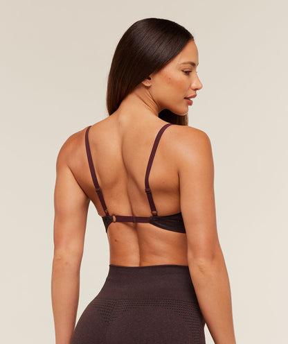Women's Gymshark Vital Sports Bra Rich Maroon