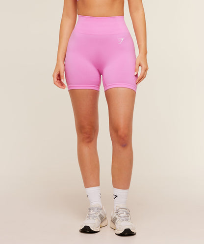 Women's Gymshark Vital Seamless Shorts Focus Pink