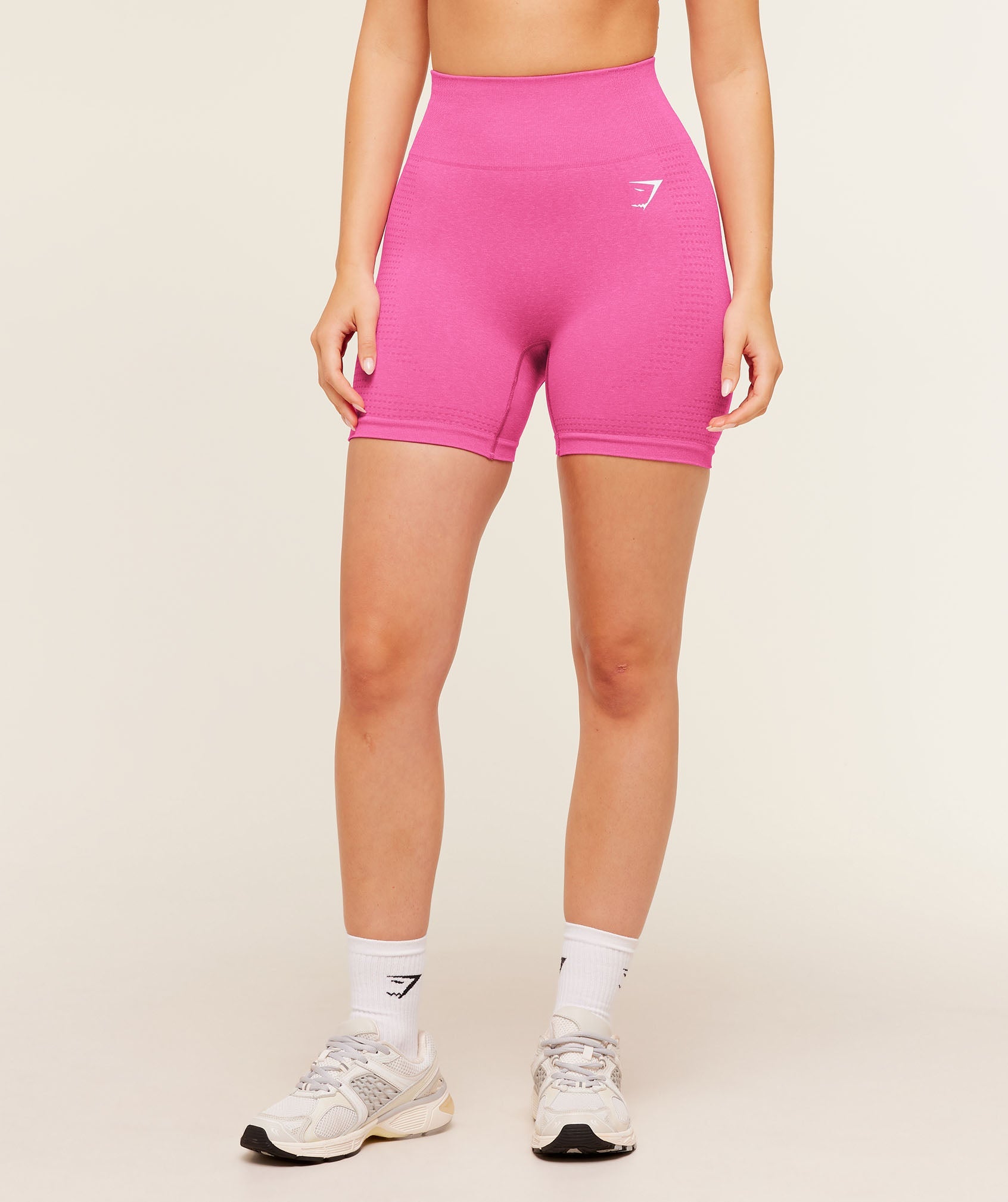 Women's Gymshark Vital Seamless Shorts Super-Set Pink