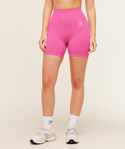 Women's Gymshark Vital Seamless Shorts Super-Set Pink