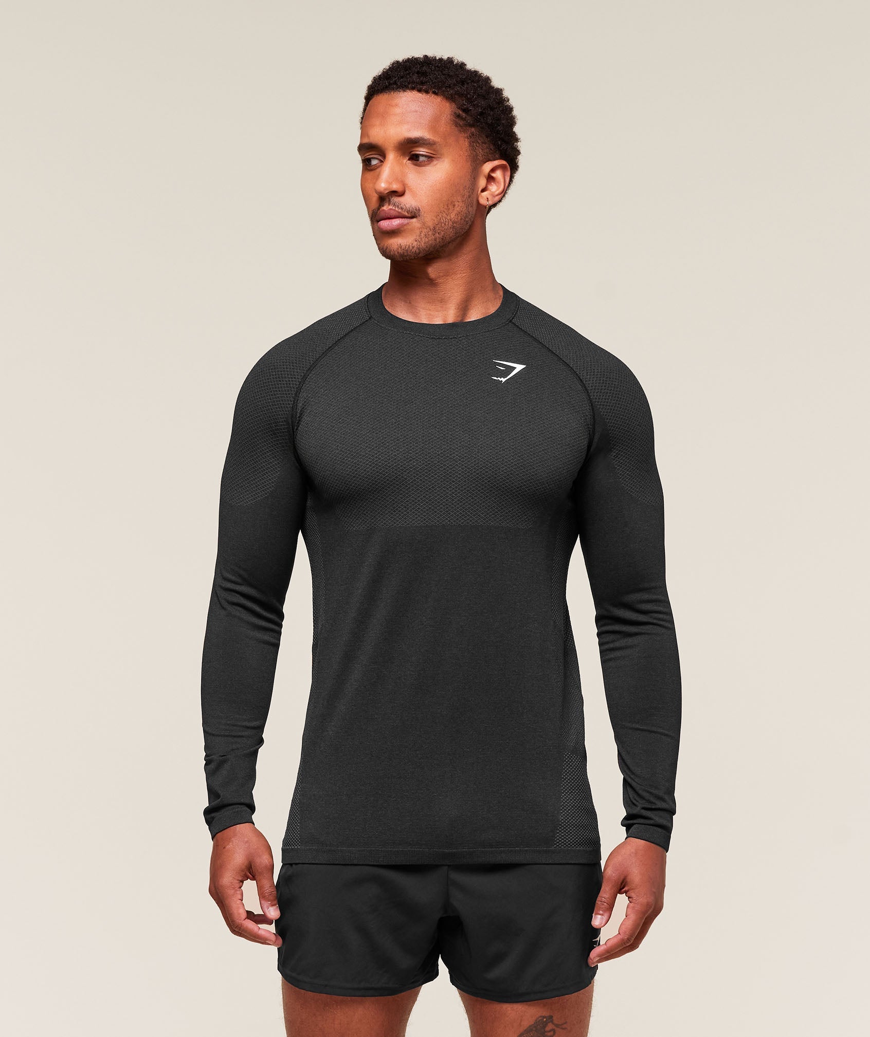 Gymshark Vital Long Sleeve T-Shirt Black