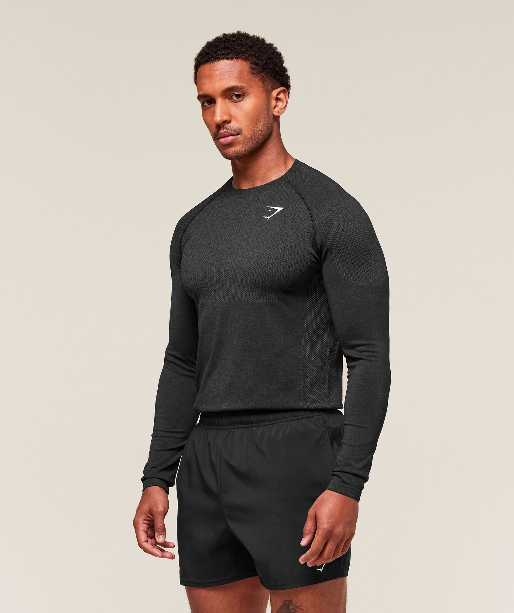 Gymshark Vital Long Sleeve T-Shirt Black