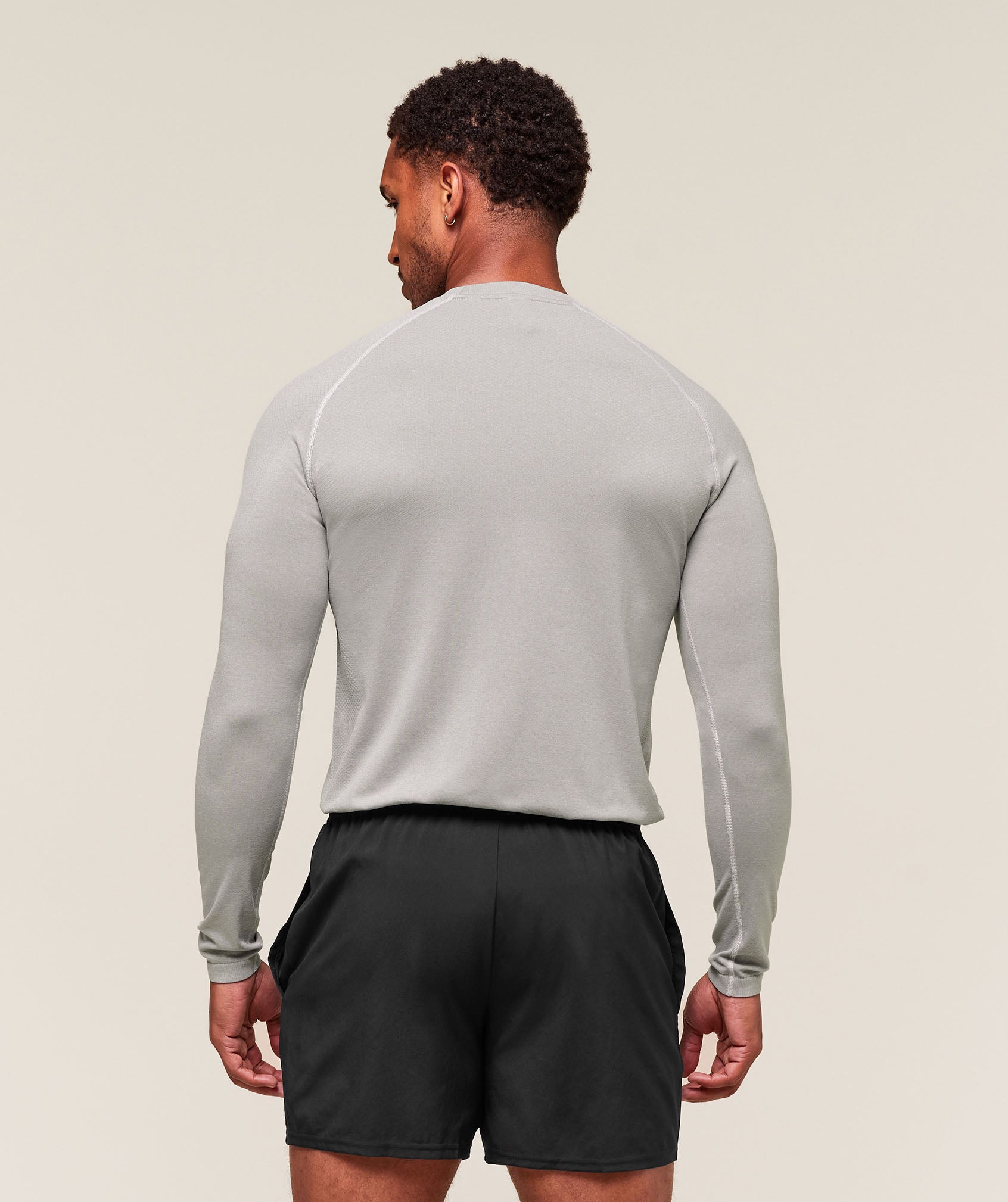 Gymshark Vital Long Sleeve T-Shirt Light Grey