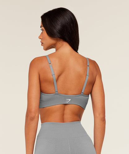 Women's Gymshark Vital Sports Bra Gs Medium Grey