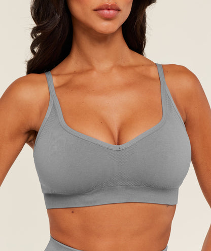 Women's Gymshark Vital Sports Bra Gs Medium Grey