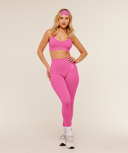 Women's Gymshark Vital Sports Bra Super-Set Pink