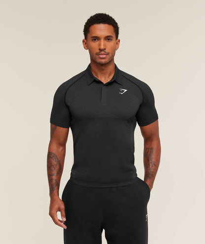 Gymshark Vital Polo Black