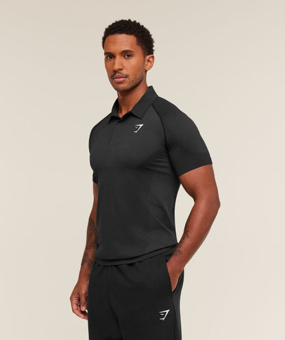 Gymshark Vital Polo Black