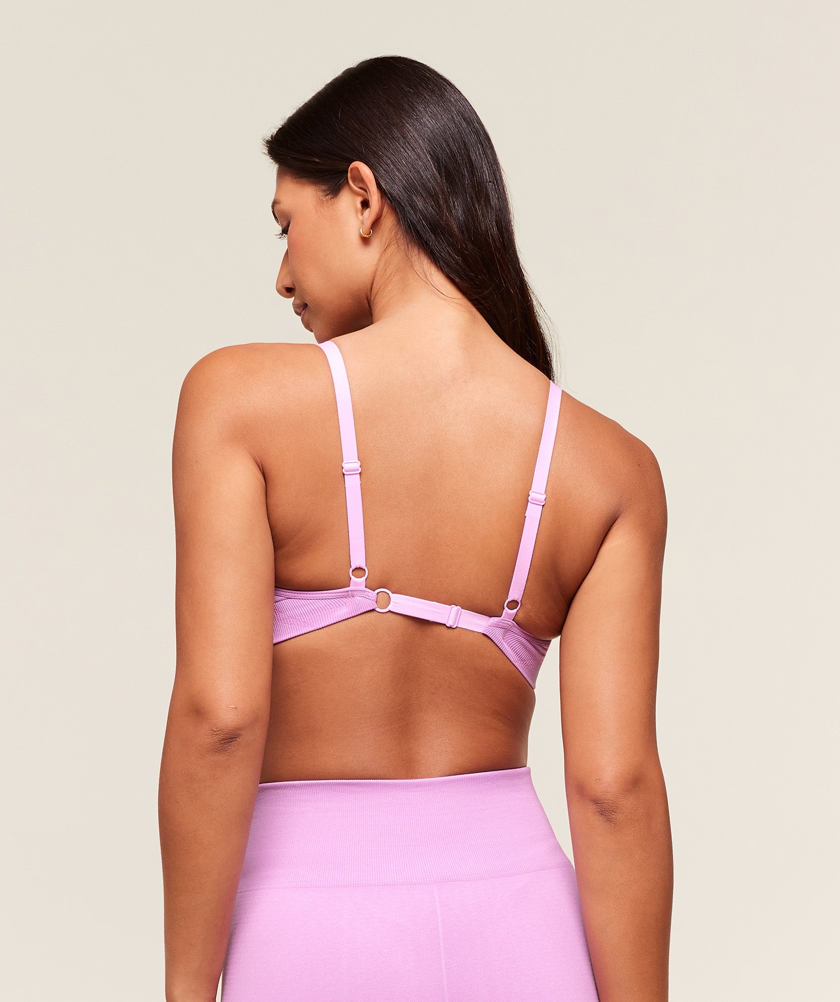 Women's Gymshark Vital Sports Bra Sour Pink Marl